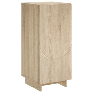 Vidaxl Komoda Sonoma hrast 33,5 x 34,5 x 75 cm Inženirski les