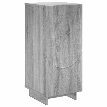 Vidaxl Komoda Siva Sonoma 33,5 x 34,5 x 75 cm Inženirski les