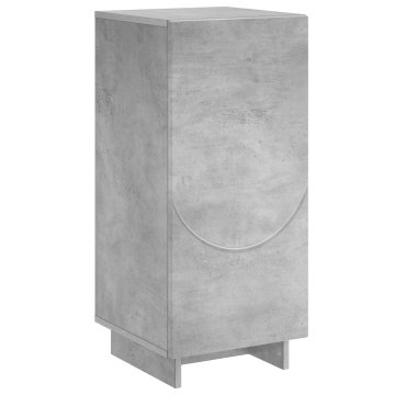 Vidaxl Komoda Betonsko siva 33,5 x 34,5 x 75 cm Inženirski les