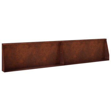 Vidaxl Zadrževanje stene 2 kos 100 x 12 x 30 cm Rjav