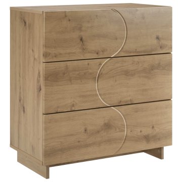 Vidaxl Komoda Artisan hrast 70 x 38 x 75 cm Konstruiran les