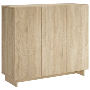 Vidaxl Komoda Sonoma hrast 85,5 x 31 x 75 cm Inženirski les