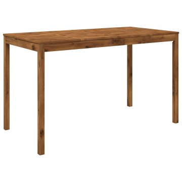 Vidaxl Vrtni Bar Miza LAREN Naravna 180 x 88,5 x 105 cm