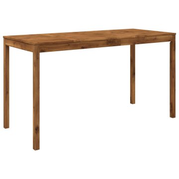 Vidaxl Vrtni Bar Miza LAREN Naravna 196 x 80,5 x 105 cm