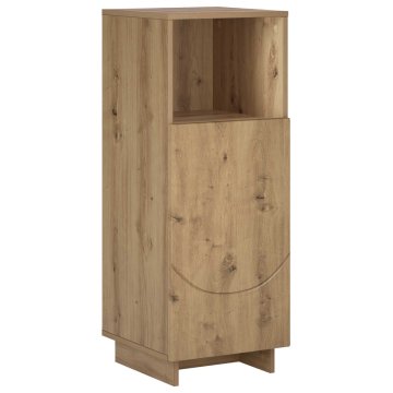 Vidaxl Kopalniška omarica Artisan hrast 36.5 x 38 x 95 cm