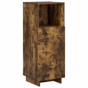 Vidaxl Kopalniška omarica Dimljen hrast 36.5 x 38 x 95 cm
