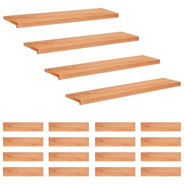 Vidaxl Stopnice 20 kos 110 x 30 x 2 cm Lak Trda bukovina
