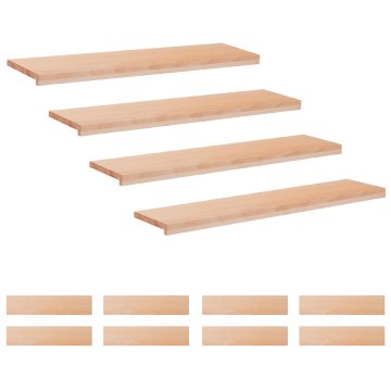 Vidaxl Stopnice 12 kos 110 x 30 x 2 cm Naravna Trda bukovina
