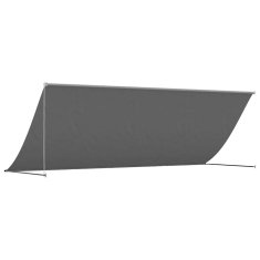Vidaxl Zložljiva tenda antracit 350x150 cm tkanina in jeklo