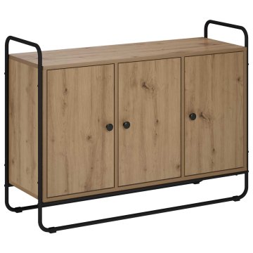 Vidaxl Komoda Artisan hrast 102 x 35 x 75 cm Predelan les