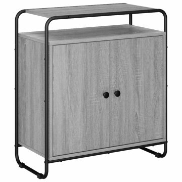 Vidaxl Komoda Siva Sonoma 68 x 35 x 75 cm Predelan les