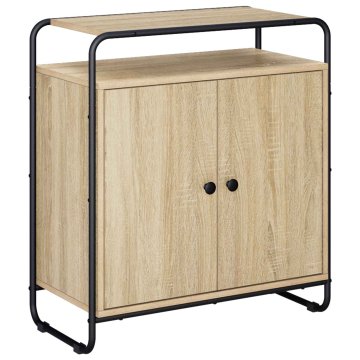 Vidaxl Komoda Sonoma hrast 68 x 35 x 75 cm Predelan les