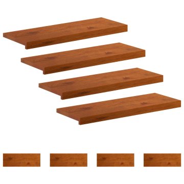 Vidaxl Stopnice 8 kos 70 x 30 x 2 cm Rjava Masivno hrastovo les