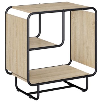 Vidaxl Komoda Sonoma hrast 60 x 37,5 x 64,5 cm Predelan les