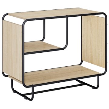Vidaxl Komoda Sonoma hrast 80 x 37.5 x 64.5 cm Predelan les