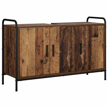 Vidaxl Kopalniška omarica Star les 95 x 34 x 61 cm Inženirski les