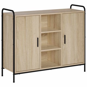 Vidaxl Strani šal Sonoma hrast 97 x 33 x 81 cm Inženirski les