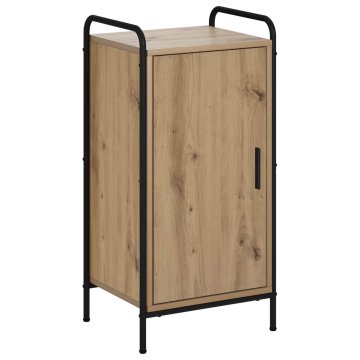 Vidaxl Strani šal Artisan hrast 97 x 33 x 81 cm Inženirski les