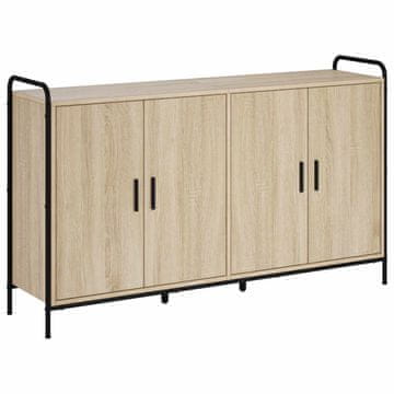 Vidaxl Strani šal Sonoma hrast 97 x 33 x 81 cm Inženirski les