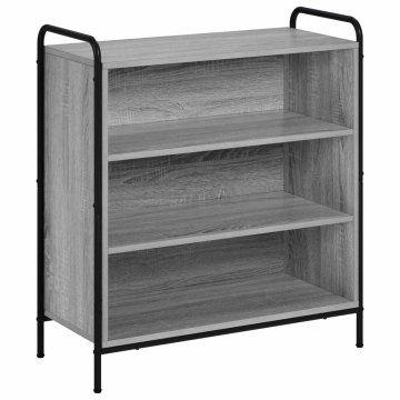 Vidaxl Strani šal Siva Sonoma 97 x 33 x 81 cm Inženirski les