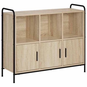 Vidaxl Strani šal Sonoma hrast 97 x 33 x 81 cm Inženirski les