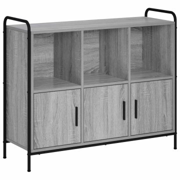 Vidaxl Strani šal Siva Sonoma 97 x 33 x 81 cm Inženirski les