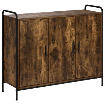 Vidaxl Strani šal Dimljen hrast 97 x 33 x 81 cm Inženirski les