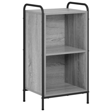 Vidaxl Knjigovni omar 55,5 x 33 x 174 cm Inženirski les Siva Sonoma