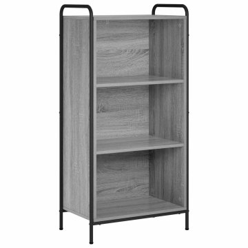 Vidaxl Knjigovni omar 55,5 x 33 x 174 cm Inženirski les Siva Sonoma