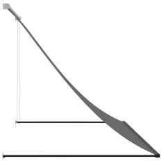 Vidaxl Zložljiva tenda antracit 200x150 cm tkanina in jeklo