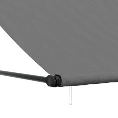 Vidaxl Zložljiva tenda antracit 200x150 cm tkanina in jeklo