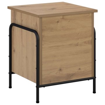 Vidaxl Shranjevalna škatla Artisan hrast 80 x 40 x 49,5 cm