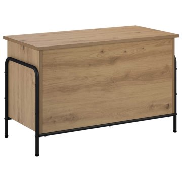 Vidaxl Shranjevalna škatla Artisan hrast 80 x 40 x 49,5 cm