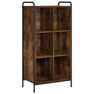 Vidaxl Knjigovni omar 57 x 33 x 111 cm Inženirski les Dimljen hrast