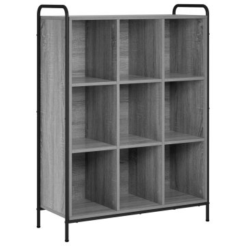 Vidaxl Knjigovni omar 57 x 33 x 111 cm Inženirski les Siva Sonoma