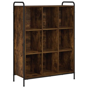 Vidaxl Knjigovni omar 57 x 33 x 111 cm Inženirski les Dimljen hrast