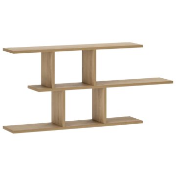 Vidaxl Stenska polica Artisan hrast 100 x 17 x 45,5 cm Inženirski les