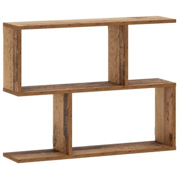 Vidaxl Stenska polica Hrastovina 72 x 17 x 55.5 cm predelan les