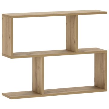 Vidaxl Stenska polica Artisan hrast 72 x 17 x 55,5 cm predelan les