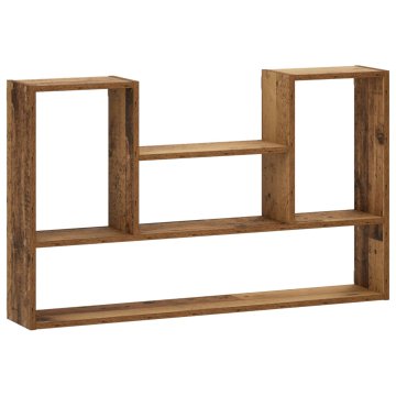 Vidaxl Stenska polica Star les 100 x 17 x 60 cm Obdelan les