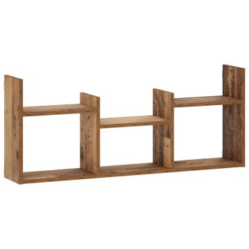 Vidaxl Stenska polica Star les 97.5 x 17 x 40 cm Predelan les