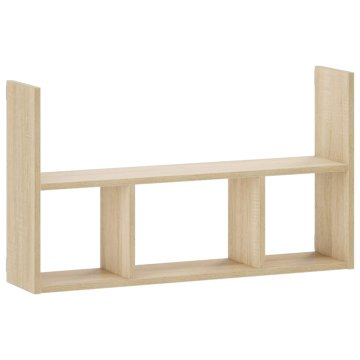 Vidaxl Stenska polica Sonoma hrast 78,5 x 17 x 45 cm Inženirski les
