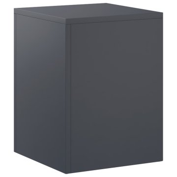 Vidaxl Stojalo za rastline Antracit 30 x 30 x 40 cm Nerjaveče jeklo