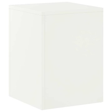 Vidaxl Stojalo za rastline Bela 30 x 30 x 40 cm Jeklo
