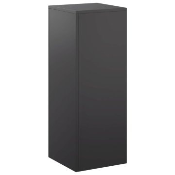 Vidaxl Stojalo za rastline Črna 30 x 30 x 80 cm Jeklo