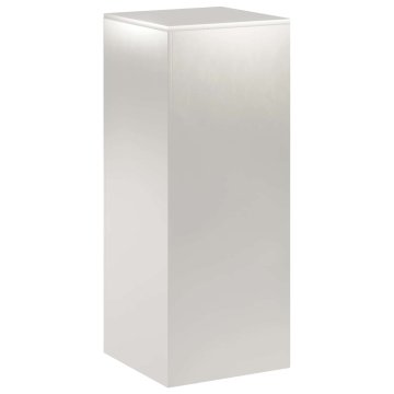 Vidaxl Stojalo za rastline Srebrna 40 x 40 x 100 cm Jeklo