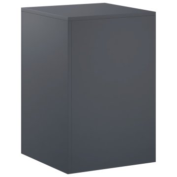 Vidaxl Stojalo za rastline Antracit 40 x 40 x 60 cm Nerjaveče jeklo