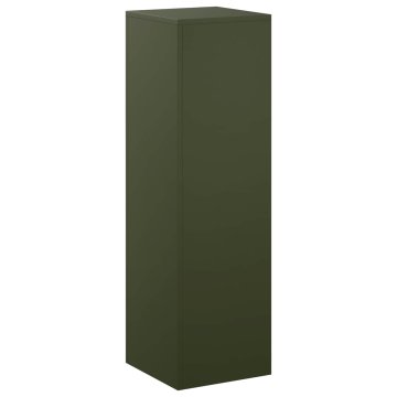 Vidaxl Stojalo za rastline Olivno zelena 30 x 30 x 100 cm