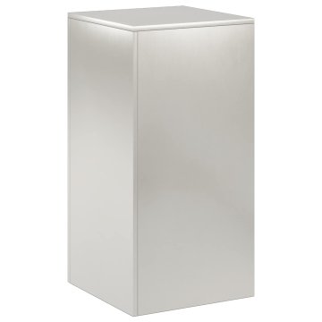 Vidaxl Stojalo za rastline Srebrna 40 x 40 x 80 cm Jeklo