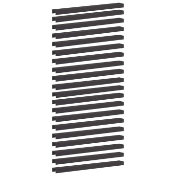 Vidaxl Pokrivni profil za vrtno obrobo 20 kos 100 x 10 x 5 cm Jeklo